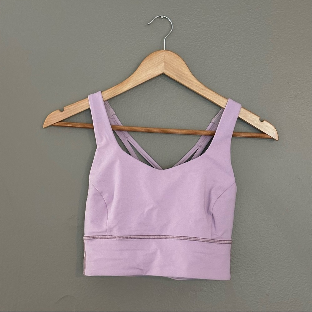lululemon athletica Light Purple Strappy Sports Bra - Picture 2 of 4